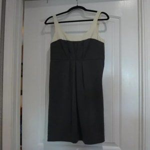 Old Navy Gray & Cream Dress Small